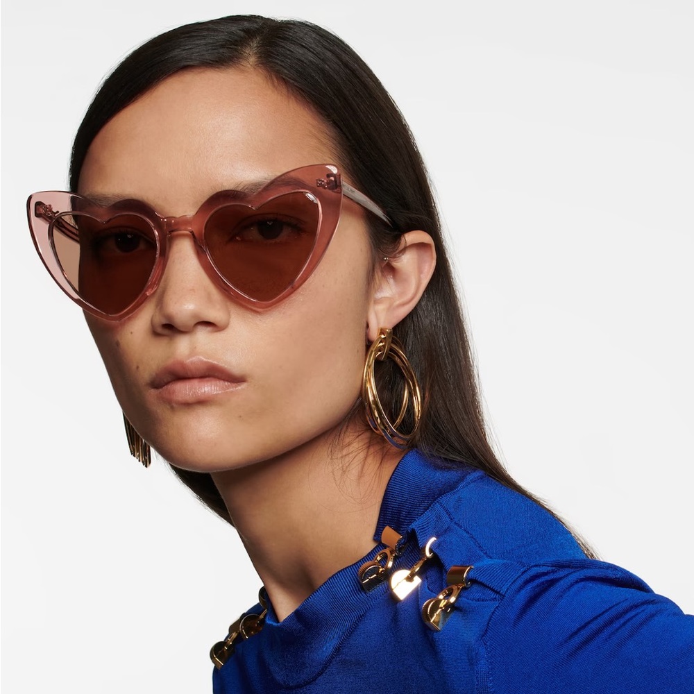 ‼️SOLD‼️Saint Laurent Heart-shaped Sunglasses